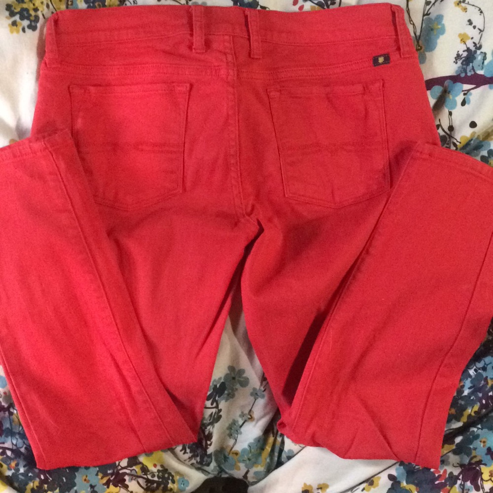 Lucky brand orange/red Capri size 6/28